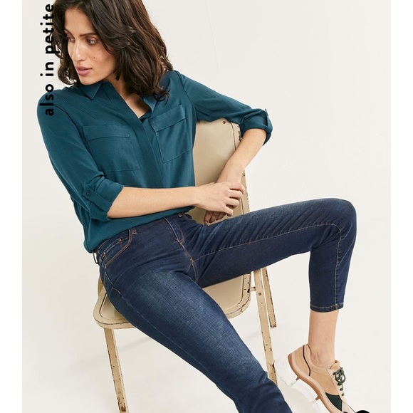 Dark green women’s blouse - Picture 3 of 7